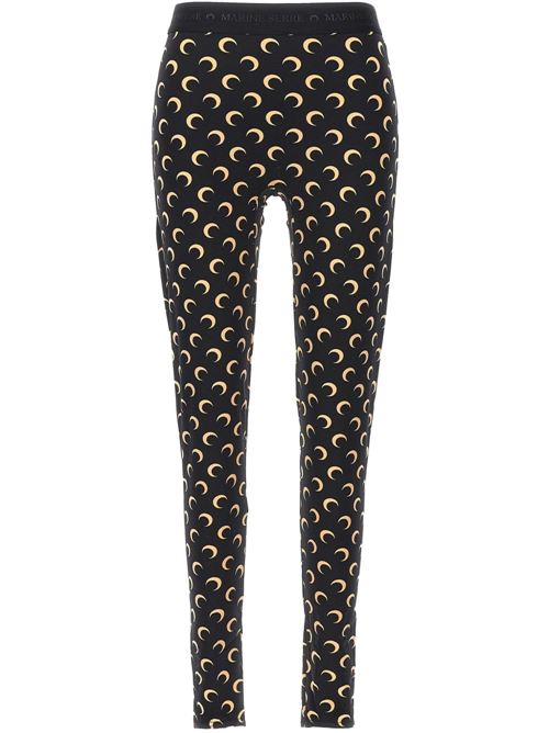 Leggings con staffa tampa luna MARINE SERRE | WPA111ACJER0001IT99